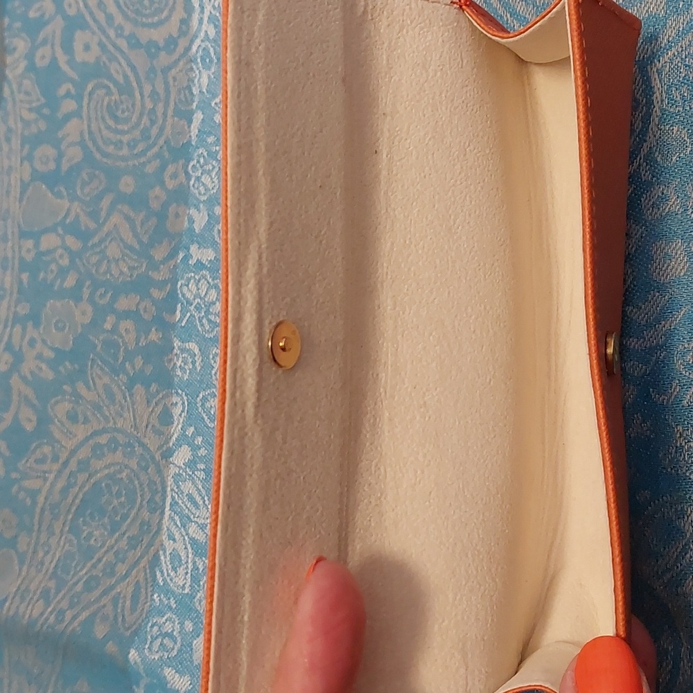 Orange Eyeglass Case - Picture 2 of 3